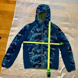 Hawke & Co Sport Fleece Lined Blue Camo Coat - Boys Size 18/20